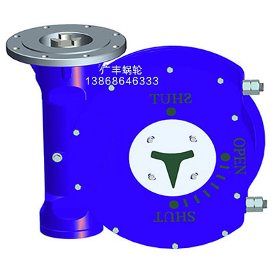 供应优质阀门蜗轮箱 QDX3-D电动蜗轮箱直销商温州广丰 价格优惠