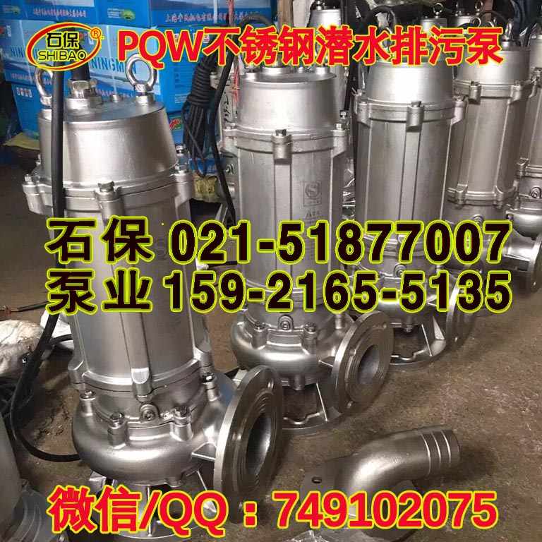 专业生产65WQP35-50-11排污泵|防腐排污泵