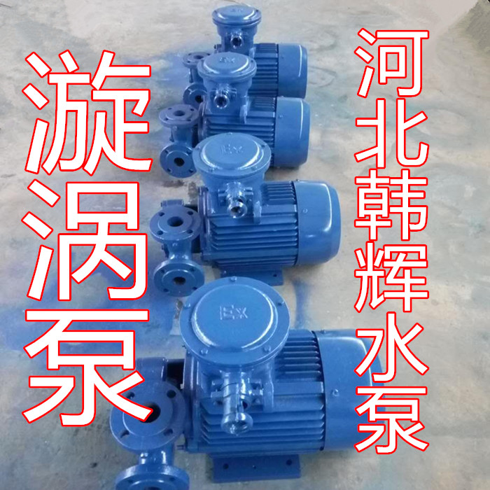 防爆电机漩涡泵「韩辉牌小流量高扬程清水泵」