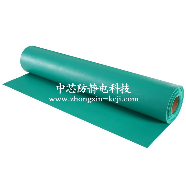 东莞市防静电卷材地板 长效型防静电 PVC地板 灰色 阻燃耐磨耐酸碱
