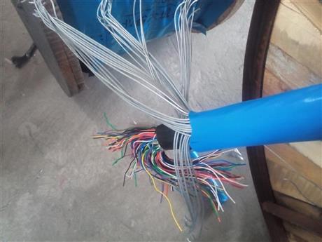 HYV-50×2×0.5㎜市内通信电缆 我厂生产的电线电缆,均严格