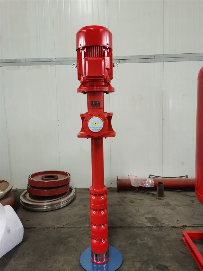 XBD下干式长轴深井消防泵 立式稳压增压消防喷淋泵设备消火栓水泵