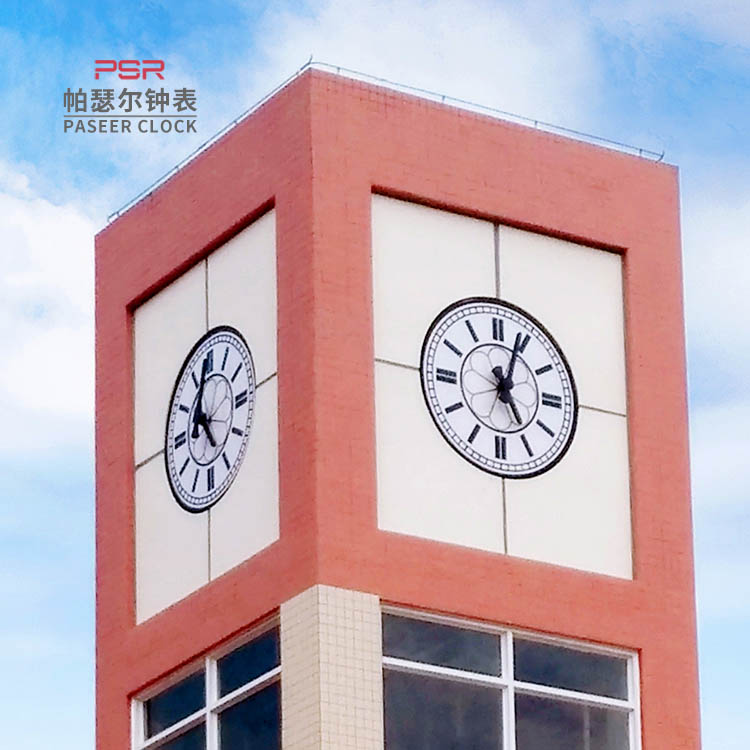 贵州校园时钟 帕瑟尔校园钟表维修 照明景观大钟