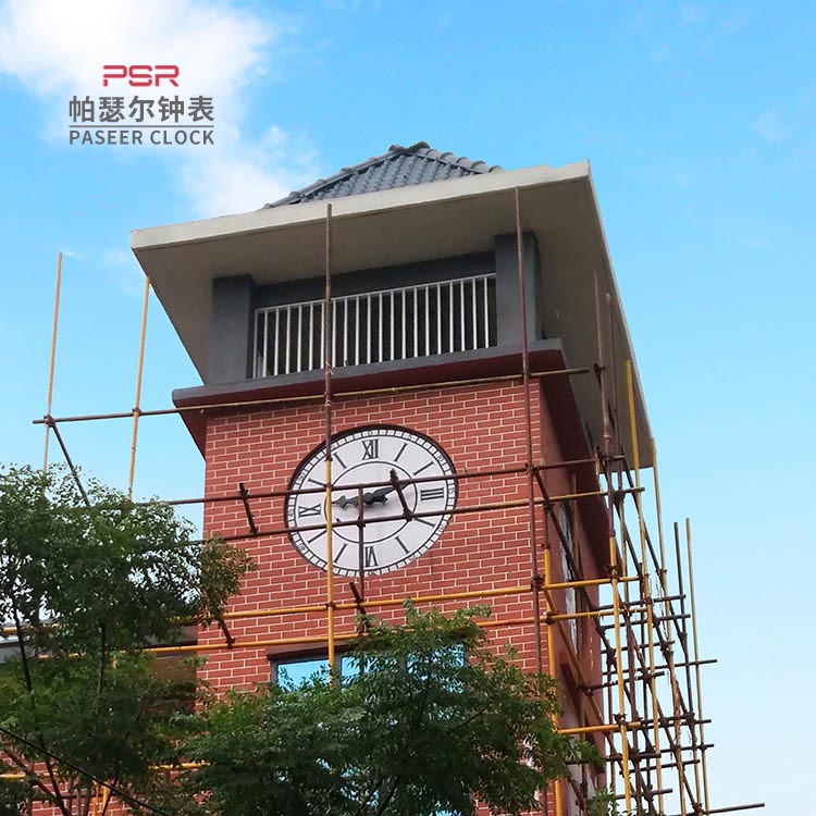 贵州户外时钟  帕瑟尔户外钟表维修 照明景观大钟