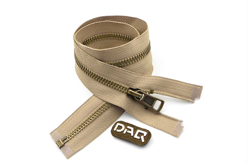 DAQ大器拉链:优质5#铜质金属拉链 服装外套上衣门襟开尾拉锁 服装拉链定制批发