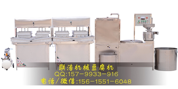 全自动大型豆腐机/信阳加工豆腐的机器