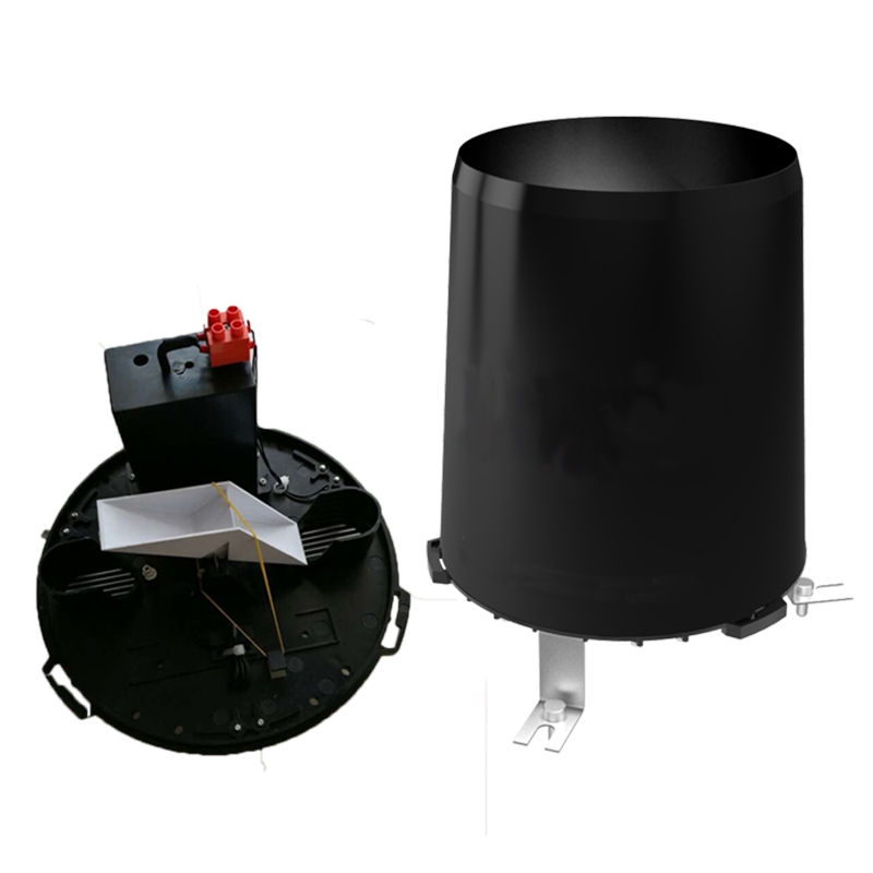 翻斗式雨量传感器QS-1501 ABS雨量桶降雨水监测气象站雨量计
