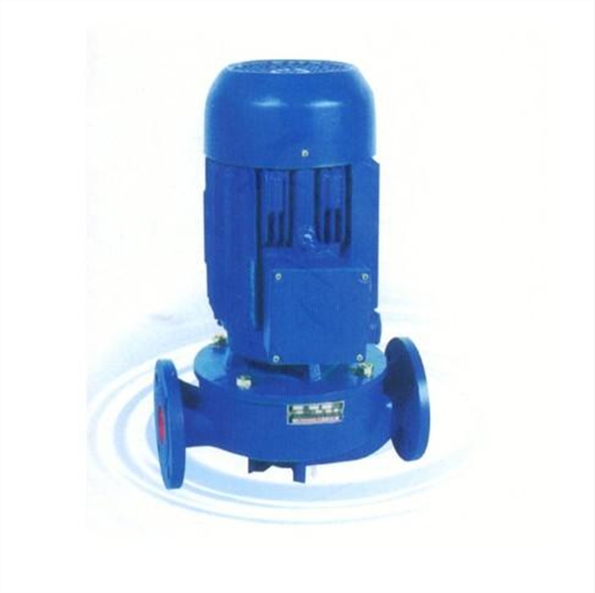 ISG65-100(I)立式管道泵采用优质合金密封圈，增强了密封的耐磨性