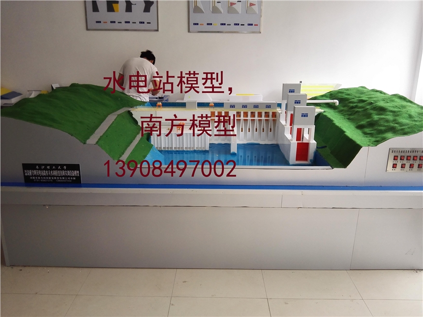 丽水市垃圾发电生产流程灯光演示板 科技模型生产厂家