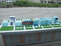 自来水厂工艺流程模型
